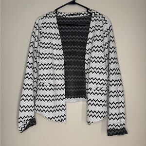 Maurices Monochrome Patterned Cardigan